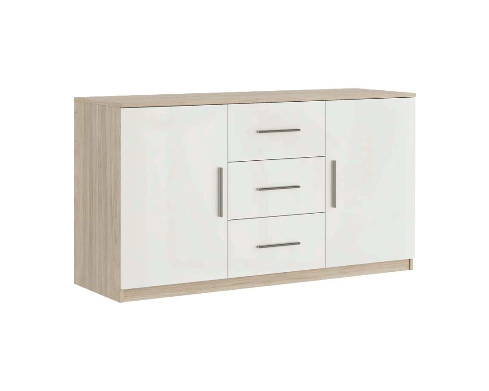 Креденция с ящиками 135x45x74,2 Асти П / Asti P Вяз/Белый