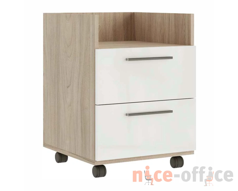Тумба подкатная 43x45x58,8 Асти П / Asti P Вяз/Белый