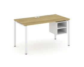 Стол рабочий с подвесной тумбой с 2 открытыми нишами CN.SP-107 1380x720x750 Концепт / Concept images