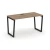 Дуб табак/Черный/Черный
