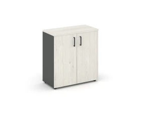 Шкаф низкий широкий закрытый 796x400x833 зад. стенка HDF Стайл Проджект / Style Project images