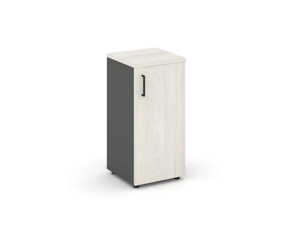 Шкаф низкий узкий правый закрытый 400x400x833 Стайл Проджект / Style Project