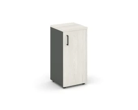 Шкаф низкий узкий правый закрытый 400x400x833 Стайл Проджект / Style Project images