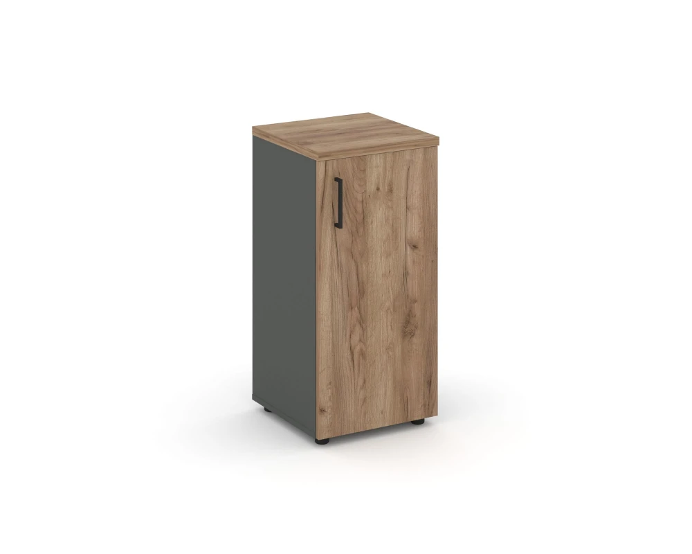 Шкаф низкий узкий правый закрытый 400x400x833 Стайл Проджект / Style Project