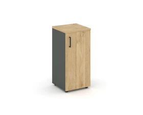 Шкаф низкий узкий правый закрытый 400x400x833 Стайл Проджект / Style Project images