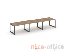 Стол переговорный на О-образном каркасе 50 мм 4410x980x750 Стайл Проджект / Style Project images