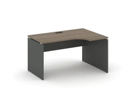 Стол рабочий эргоном. правый 1580x700/980x750 Стайл Проджект / Style Project images