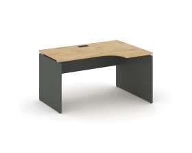 Стол рабочий эргоном. правый 1580x700/980x750 Стайл Проджект / Style Project images