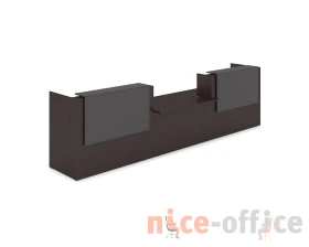Комплект Ресепшн с фартуком ЛДСП (4232*901*1161) (без подсветки) 1КРС-ДС.009 ЛАУНЖ / LOUNGE images