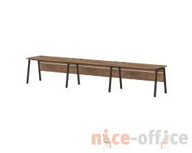 Линейный кластер на 3 рабочих места 4200х700х750 Лавана Стил / Lavana Steel images