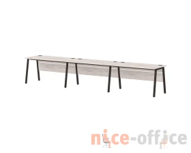 Линейный кластер на 3 рабочих места 4200х700х750 Лавана Стил / Lavana Steel images