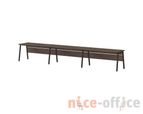 Линейный кластер на 3 рабочих места 4800х700х750 Лавана Стил / Lavana Steel images
