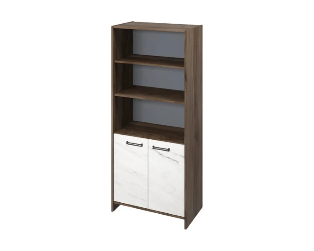 Шкаф для документов широкий с 4 полками полуоткрытый Фестус / Festus