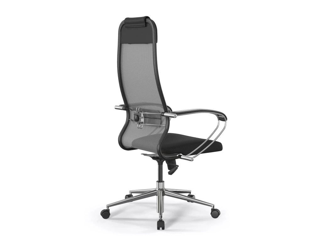 Кресло ErgoLife S 10 B1-111K M09.B23.G18.W01 Сетка/Ткань, Серый/Черный