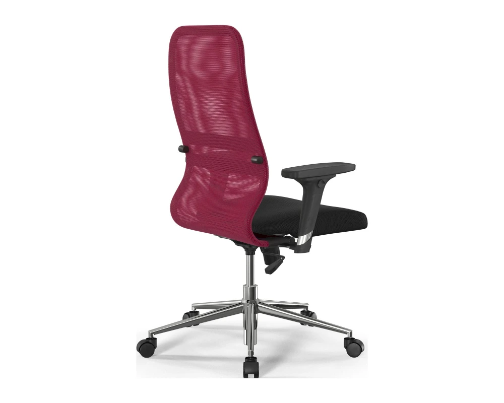 Кресло ErgoLife S 8 B2-8D M09.B23.G18.W01 Сетка, Красный/Черный