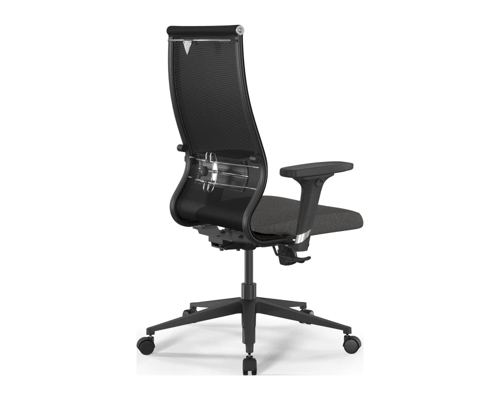 Кресло ErgoLife SynchroSit 10 B2-165D M20.B11.G19.W02 Сетка/Ткань, Черный/Темно-серый