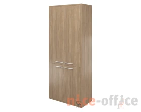 Шкаф высокий закрытый 4 двери 800х400х1980 Дублин images