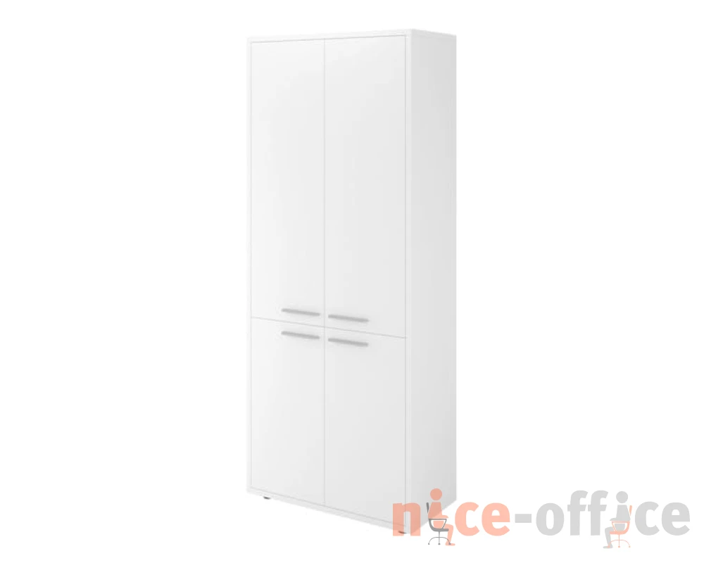 Шкаф высокий закрытый 4 двери 800х400х1980 Дублин