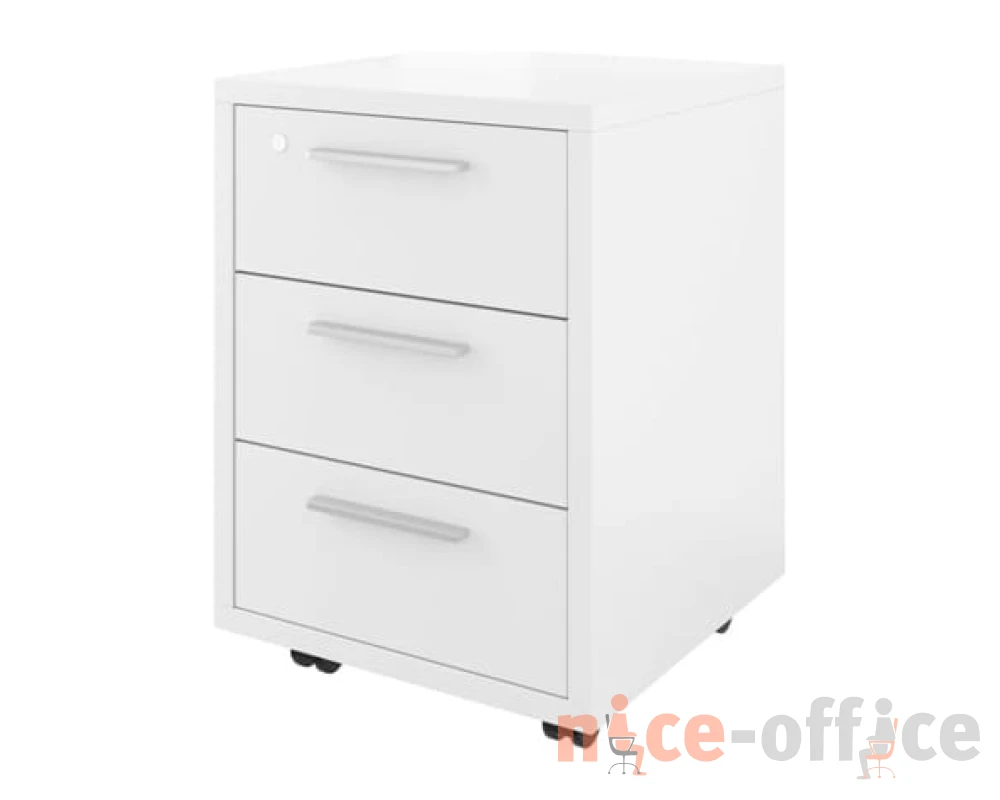 Тумба выкатная (3 ящика с замком) 450х450х600 Дублин