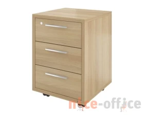 Тумба выкатная (3 ящика с замком) 450х450х600 Дублин images