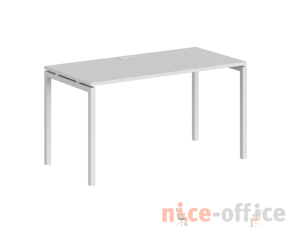 Стол 1200x600x750 профиль белый: 40x40 Сигма / Sigma Белый
