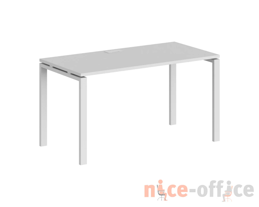 Стол 1200x600x750 профиль белый: 60x30 Сигма / Sigma Белый