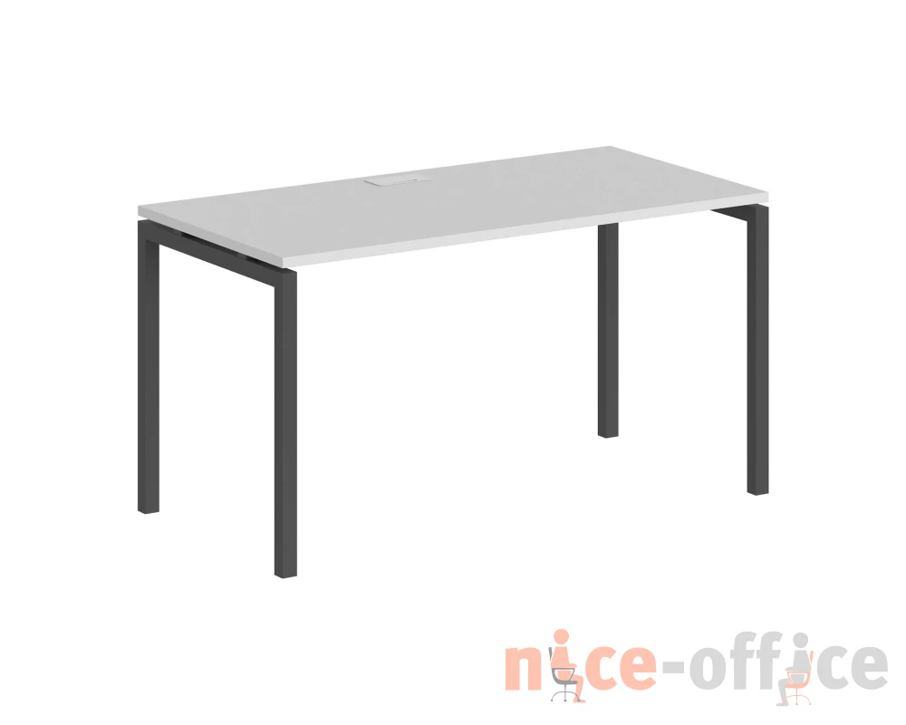 Стол 1200x700x750 профиль антрацит: 40x40 Сигма / Sigma Белый