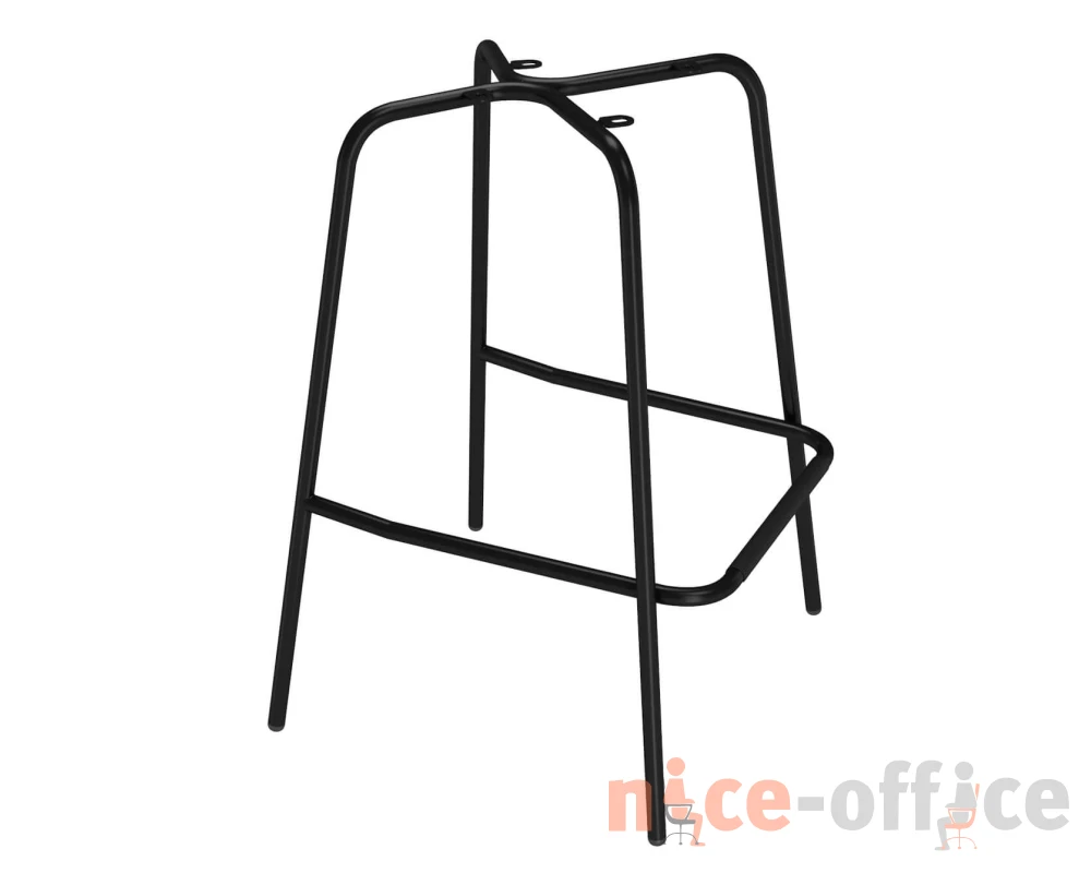 Стул барный SHT-ST29-C/S29P Экокожа, Черный/Черный муар
