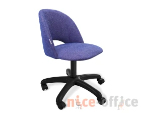 Стул подъемно-поворотный SHT-ST34/S120 Ткань, Синий мираж/Черный images