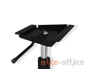 Стул подъемно-поворотный SHT-ST35/S120P Велюр, Латте/Черный муар images