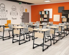 Стул SHT-S-TN22 Пластик, Серый/Антрацит images