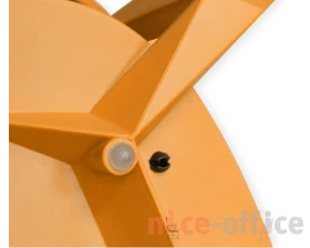 Стул SHT-S111-CN1 пластиковый Пластик/Экокожа, Оранжевый/Черный images