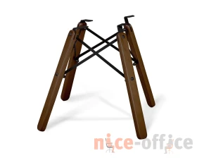 Стул SHT-ST29/S70 белый Пластик, Белый/Темный орех/Черный муар images