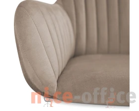 Стул SHT-ST38-1/S37 Велюр, Латте/Медный металлик images