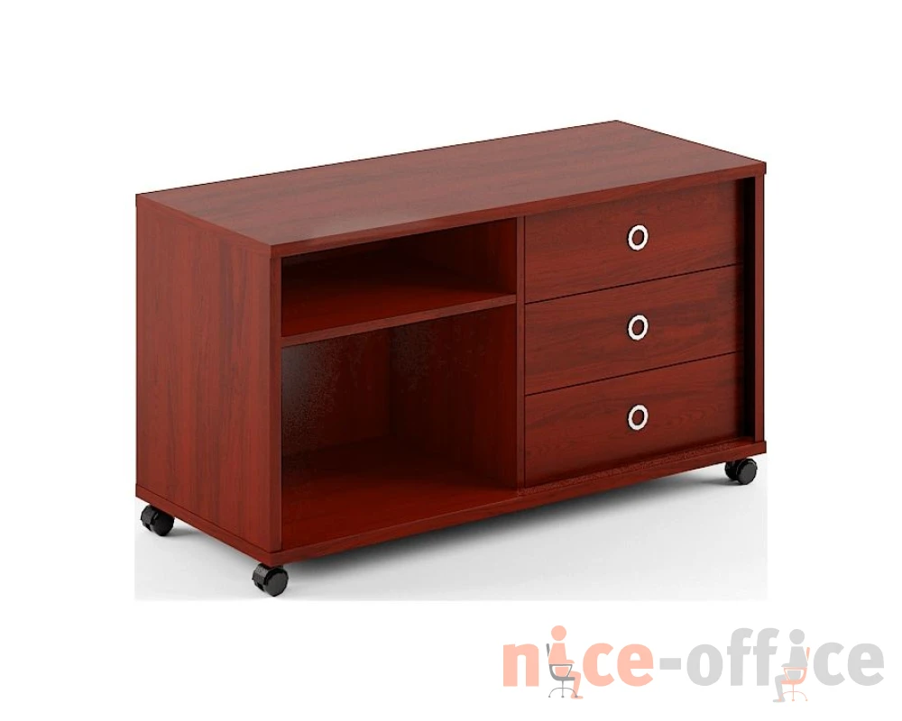 Тумба мобильная с двумя полками 1200х500х660 Борн / Born TP
