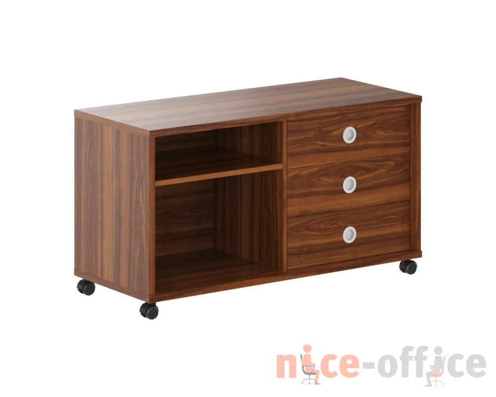 Тумба мобильная с двумя полками 1200х500х660 Борн / Born TP
