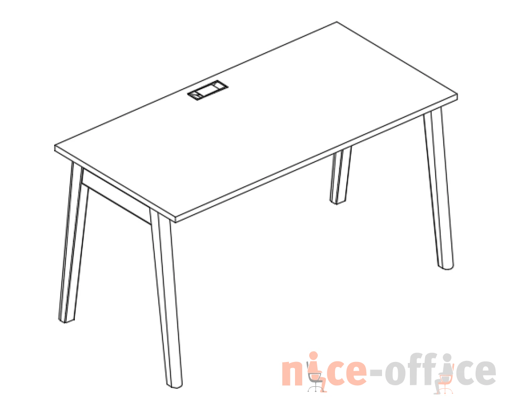Стол письменный 120x70x75 Albero
